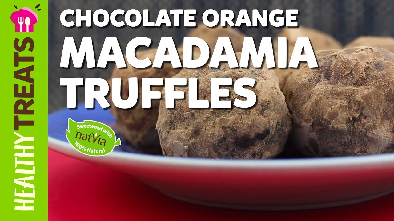 Chocolate Orange Macadamia Truffles - LCHF! Natvia's Healthy Dessert Recipes (Product Master 1) — Instance — Interactive video experience