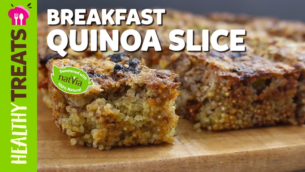 Healthy Breakfast Quinoa Slice - Natvia's Healthy Treats & Dessert Recipes (Product Master 1) — Instance — Interactive video experience