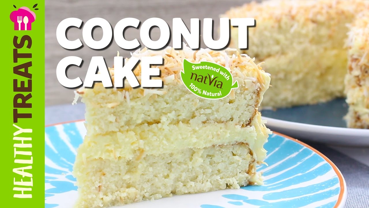 Healthy Sugar Free Coconut Cake Recipe - Natvia's Healthy Treats & Dessert Recipes (Product Master 1) — Instance — Interactive video experience