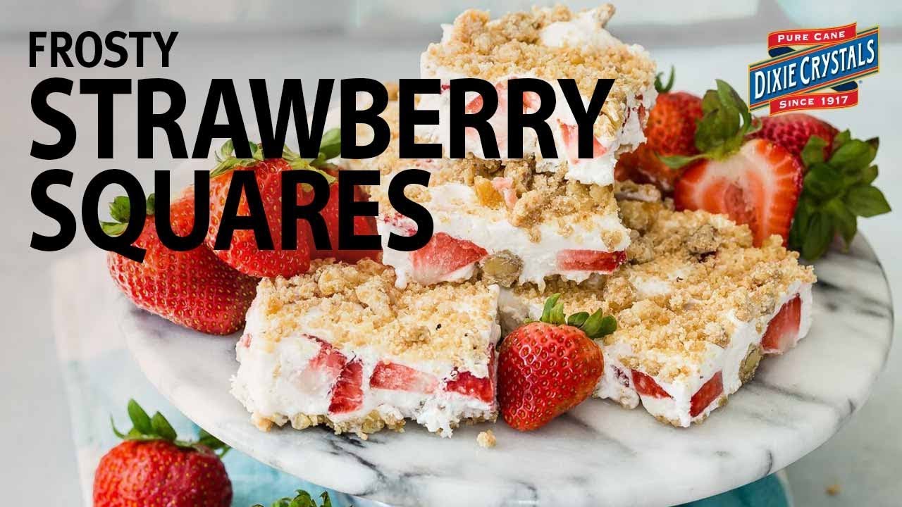 Vintage Recipe: Frosty Strawberry Squares (Instance 1) — Instance — Interactive video experience