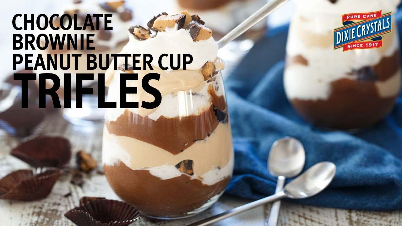 Chocolate Brownie Peanut Butter Cup Trifles (Instance 1) — Instance — Interactive video experience