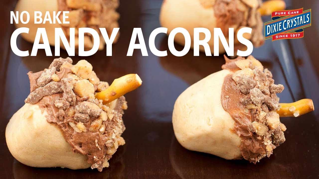 Easy Thanksgiving Recipe: No Bake Candy Acorns (Instance 1) — Instance — Interactive video experience