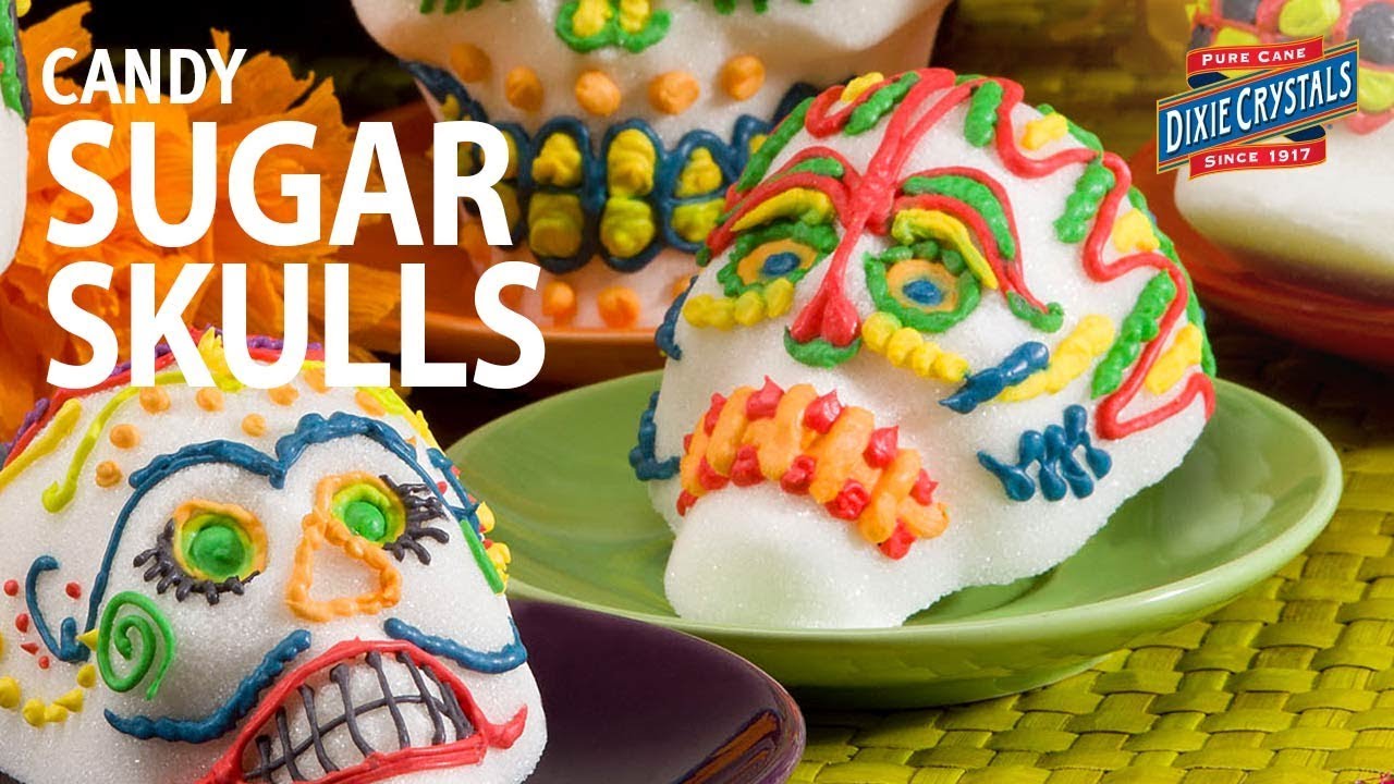 Day of the Dead Candy Sugar Skulls Recipe & Decorating Ideas (Instance 1) — Instance — Interactive video experience
