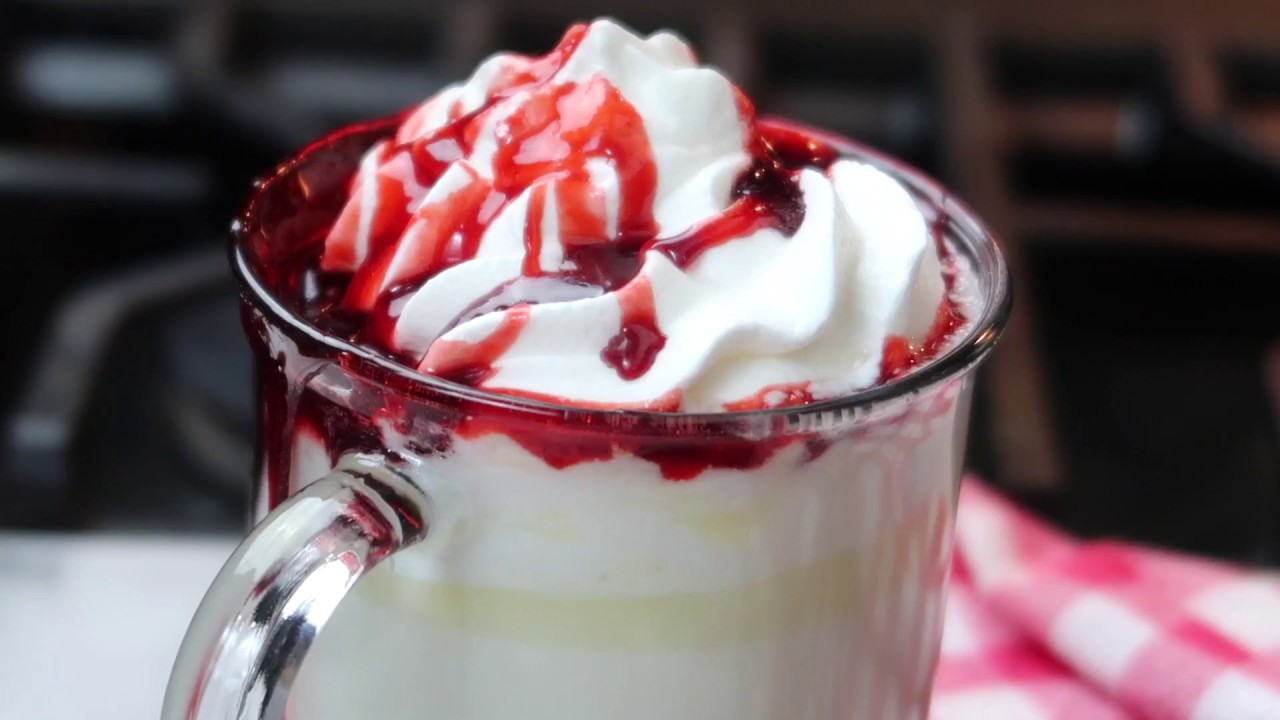 Spooky Recipe: Vampire Blood White Hot Chocolate (Instance 1) — Instance — Interactive video experience