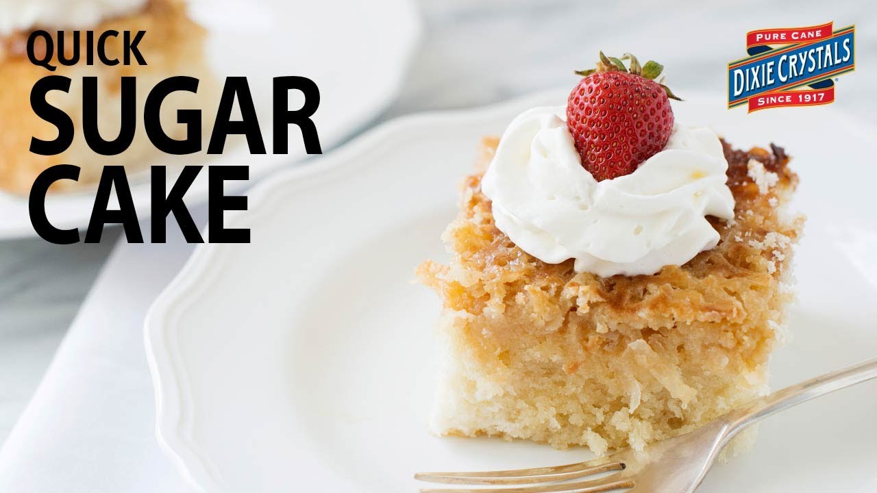 Homemade Quick Sugar Cake (Instance 1) — Instance — Interactive video experience