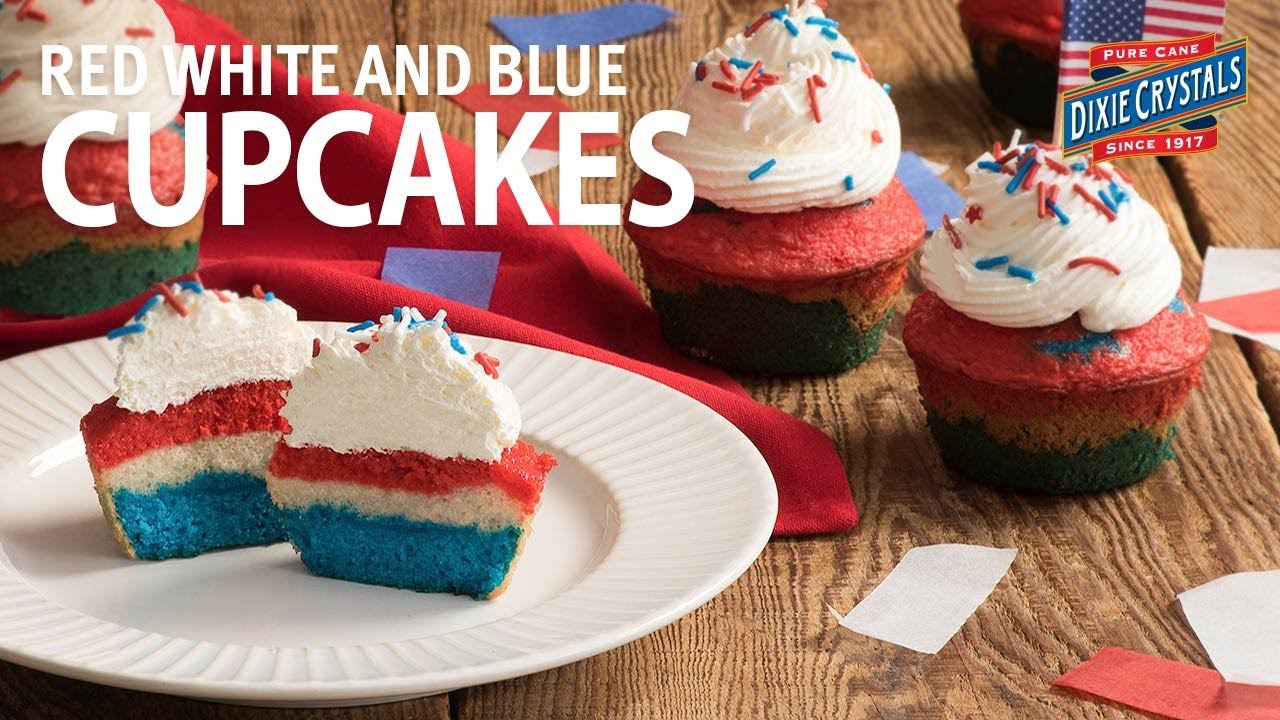 How to Make Patriotic Cupcakes (Red White and Blue Cupcakes) (Instance 1) — Instance — Interactive video experience