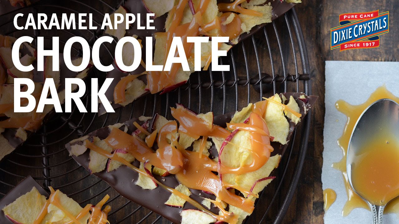 Caramel Apple Chocolate Bark: 5 Ingredient Candy Recipe (Instance 1) — Instance — Interactive video experience