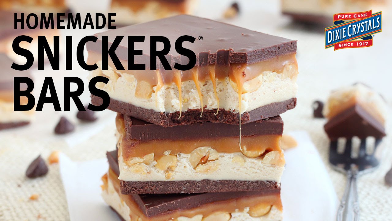 Homemade Snickers Bar Recipe - Snickers Copycat Recipe (Instance 1) — Instance — Interactive video experience