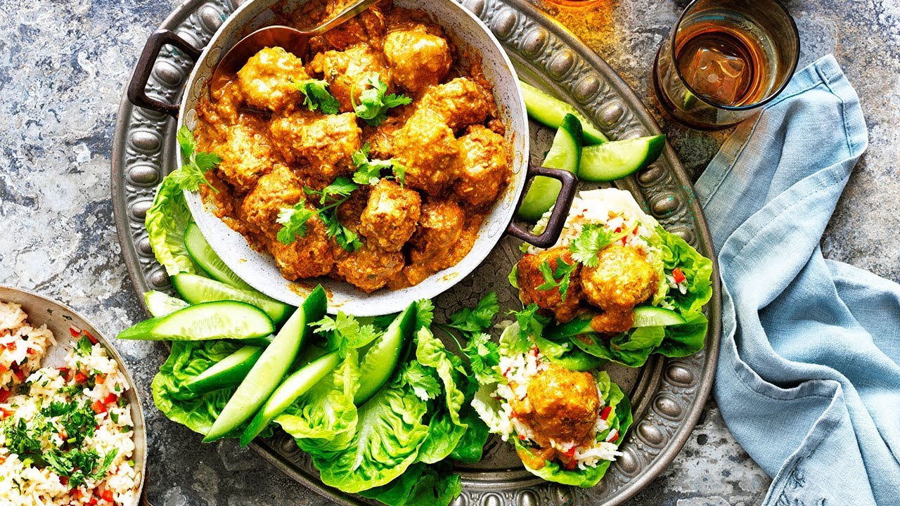 Chicken Korma Meatballs in Lettuce Cups (Instance 1) — Instance — Interactive video experience