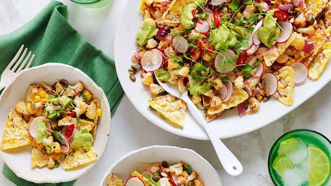 Chilli and Lime Roasted Cauliflower Nachos (Instance 1) — Instance — Interactive video experience