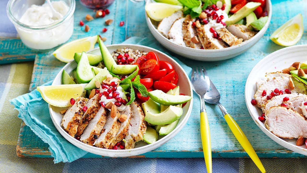 Dukkah Chicken Nourish Bowls (Instance 1) — Instance — Interactive video experience