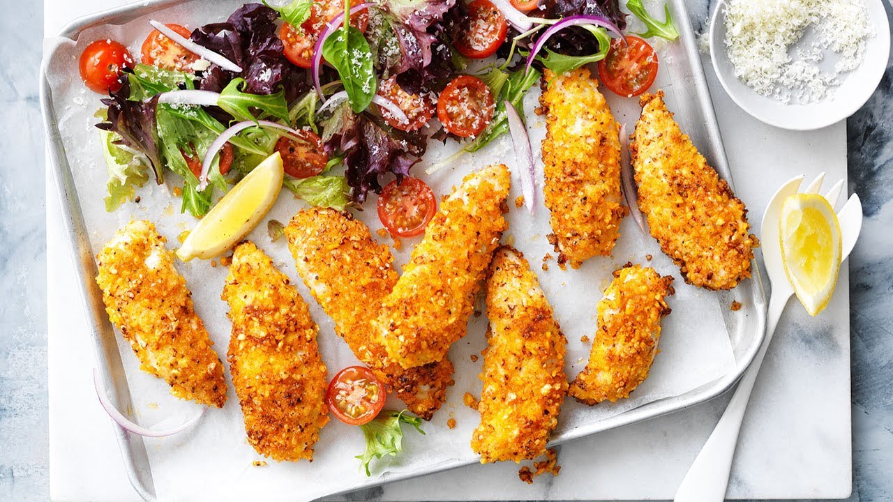 Crunchy Baked Chicken Tender Salad (Instance 1) — Instance — Interactive video experience