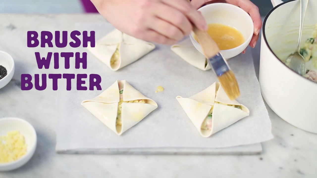 Ham, Cheese and Spinach Puff Pastries (Instance 1) — Instance — Interactive video experience