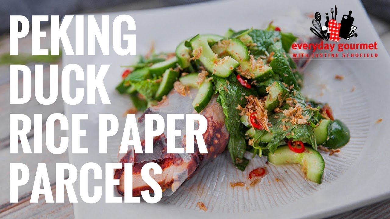 Peking Duck Rice Paper Parcels | Everyday Gourmet S8 E28 (Instance 1) — Instance — Interactive video experience