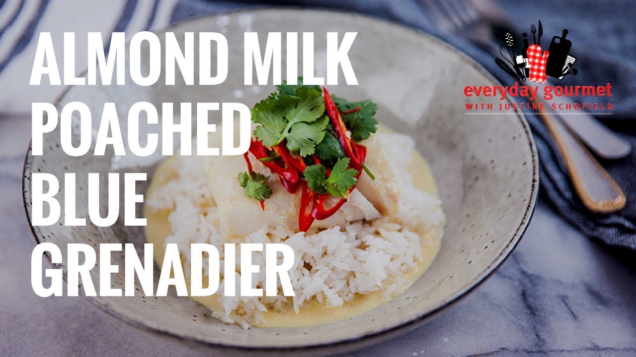 Almond Milk poached Blue Grenadier | Everyday Gourmet S8 E24 (Instance 1) — Instance — Interactive video experience