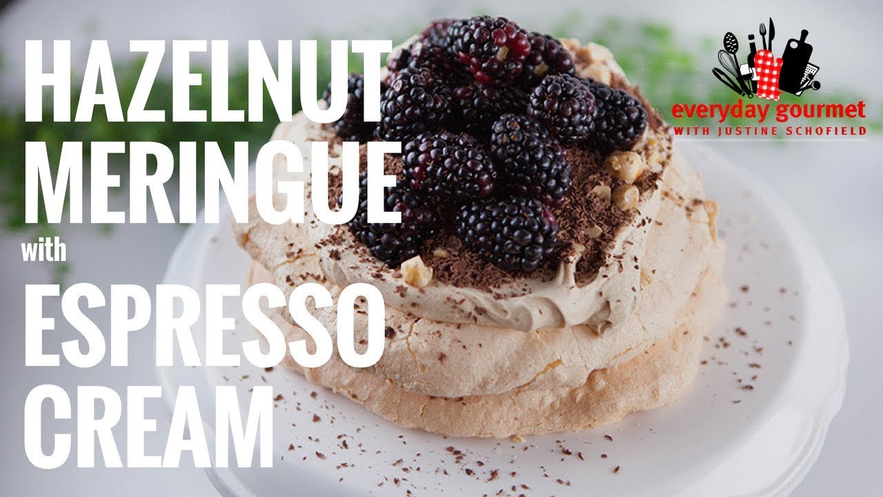Hazelnut Meringue with Espresso Cream | Everyday Gourmet S7 E85 (Product Master 1) — Instance — Interactive video experience