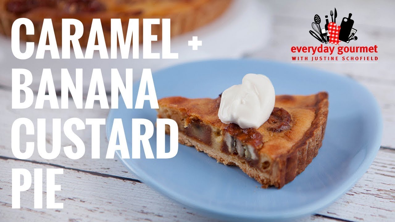 Caramel Banana Custard Pie | Everyday Gourmet S7 E79 (Product Master 1) — Instance — Interactive video experience