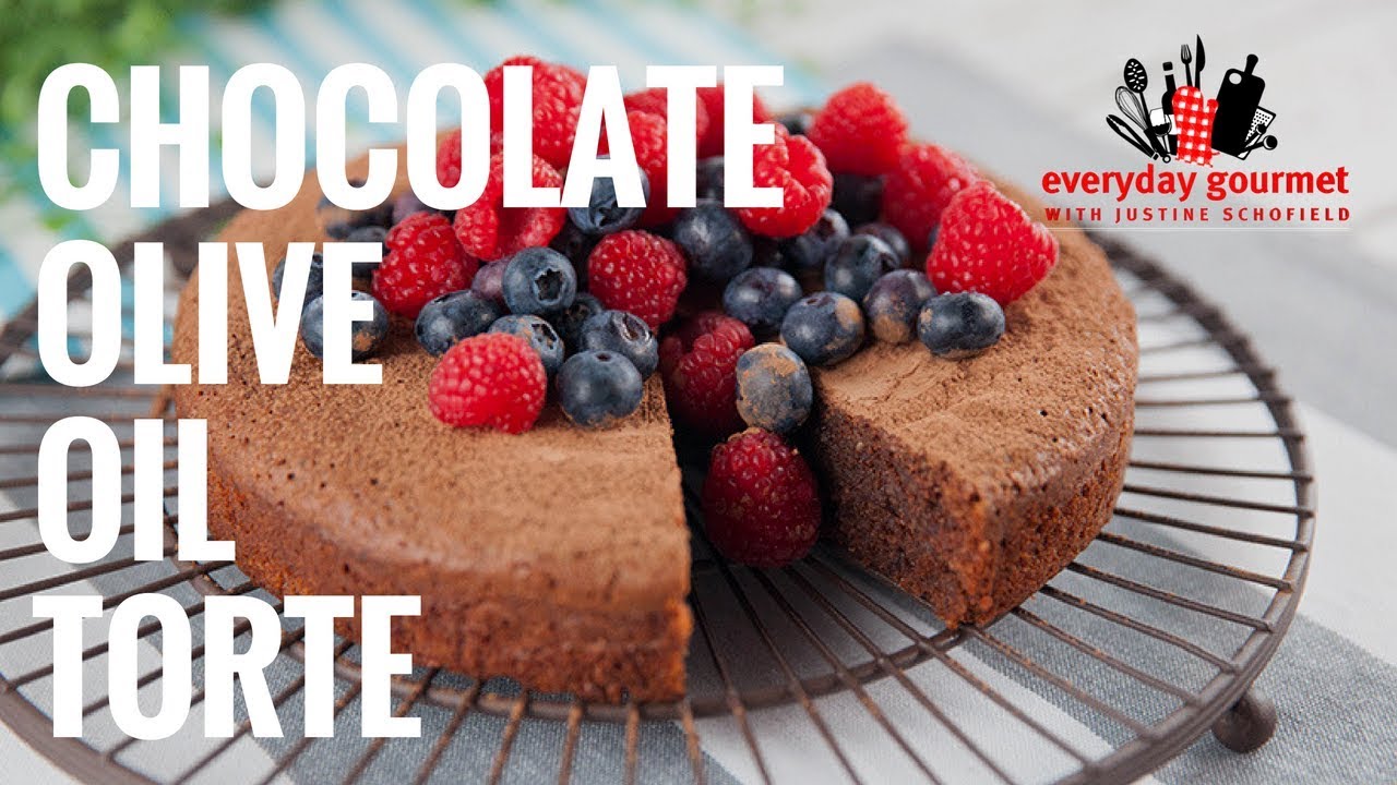 Chocolate Olive Oil Torte | Everyday Gourmet S7 E74 (Instance 1) — Instance — Interactive video experience