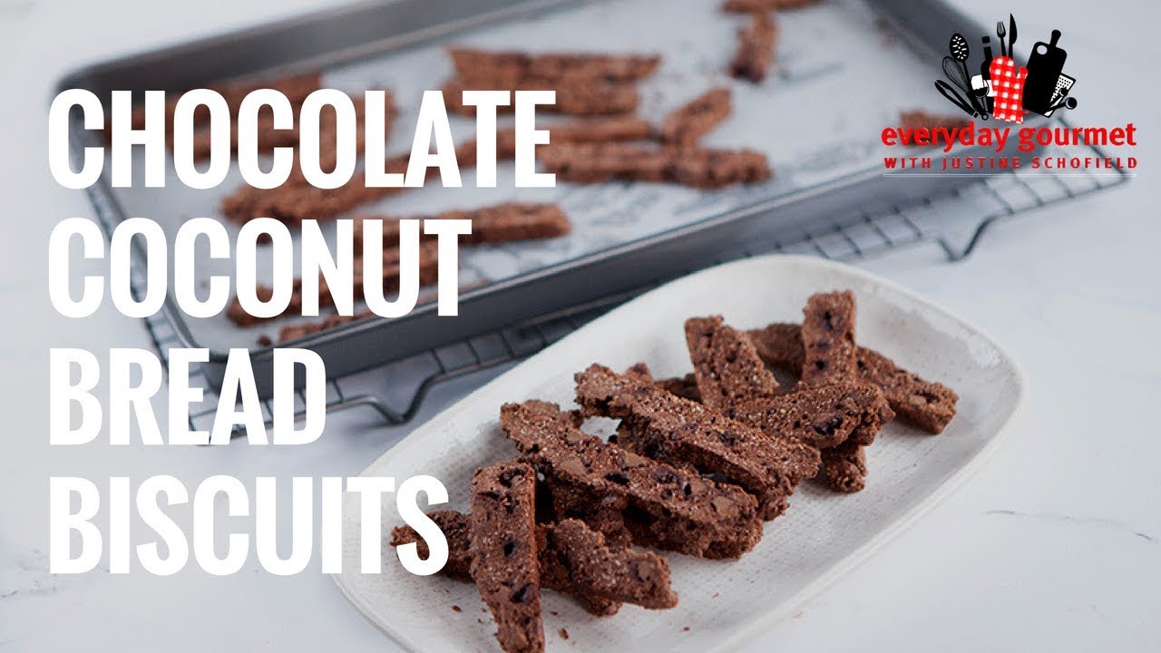 Chocolate Coconut Bread Biscuits | Everyday Gourmet S7 EP39 (Instance 1) — Instance — Interactive video experience