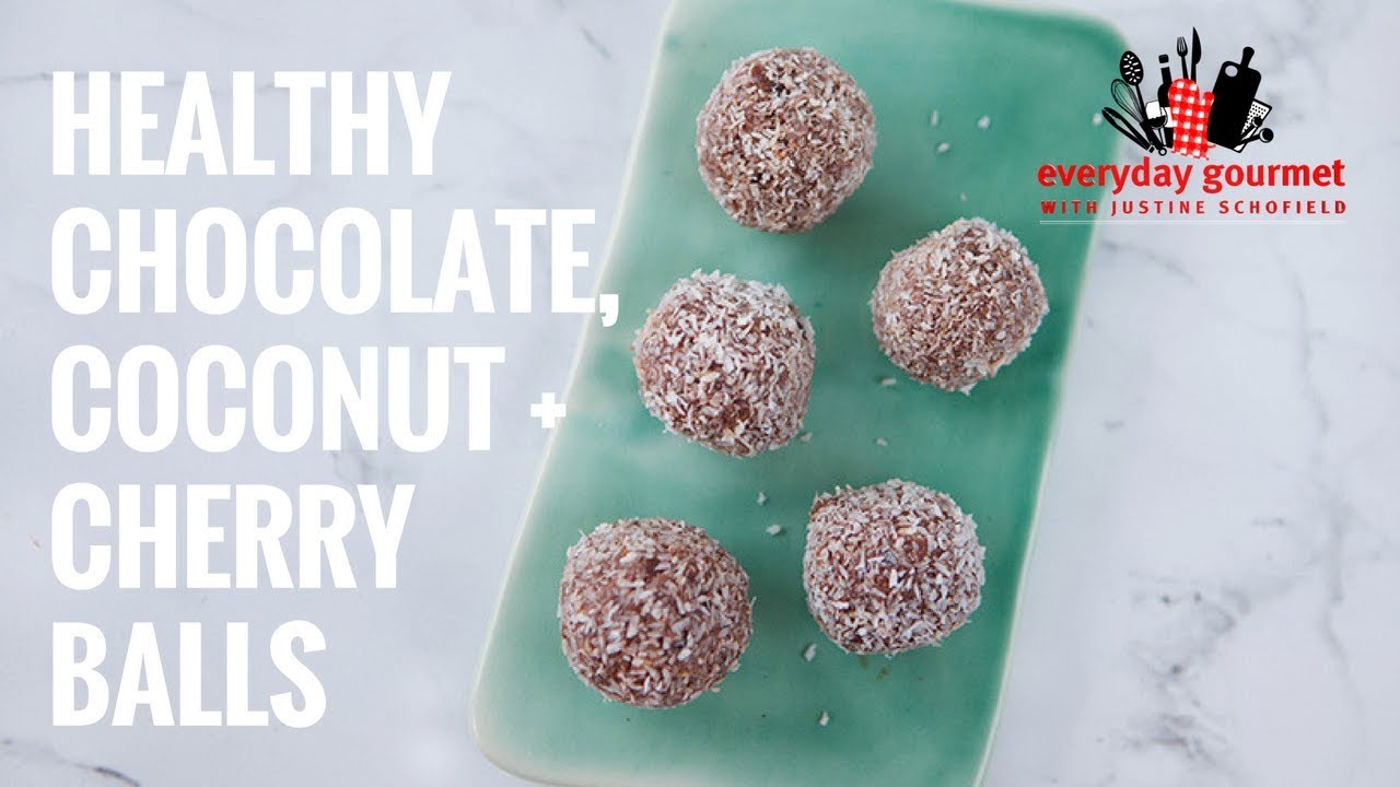 Healthy Chocolate, Coconut and Cherry Balls | Everyday Gourmet S7 E33 (Instance 1) — Instance — Interactive video experience