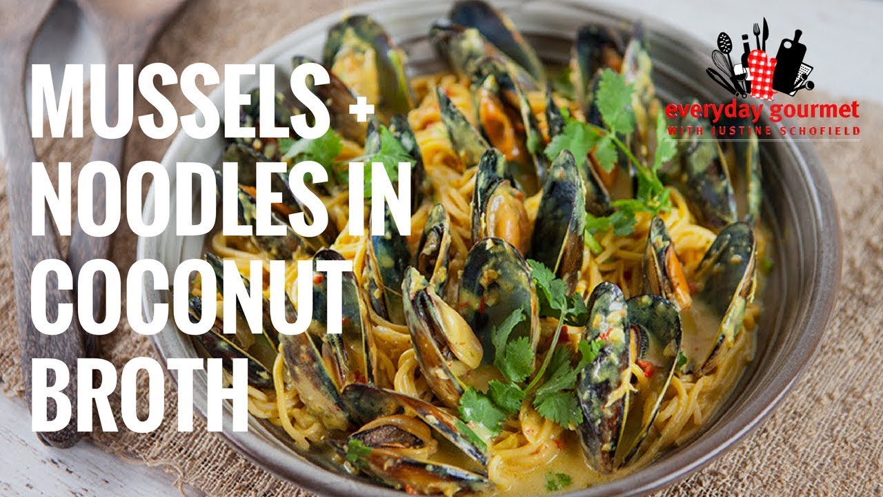 Mussels and Noodles In Coconut Broth | Everyday Gourmet S7 E28 (Instance 1) — Instance — Interactive video experience