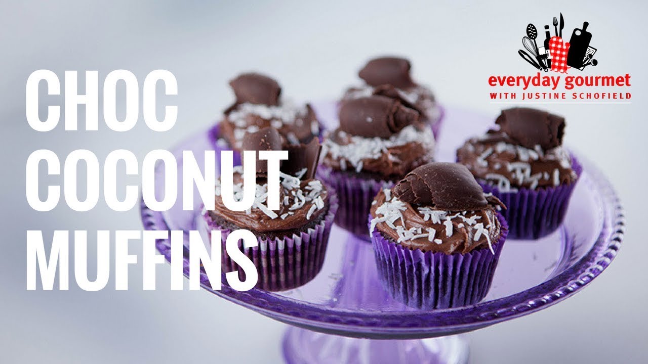 Choc Coconut Muffins | Everyday Gourmet S7 E28 (Instance 1) — Instance — Interactive video experience