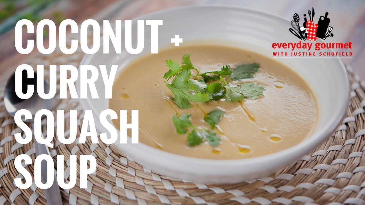 Coconut and Curry Squash Soup | Everyday Gourmet S7 E16 (Instance 1) — Instance — Interactive video experience