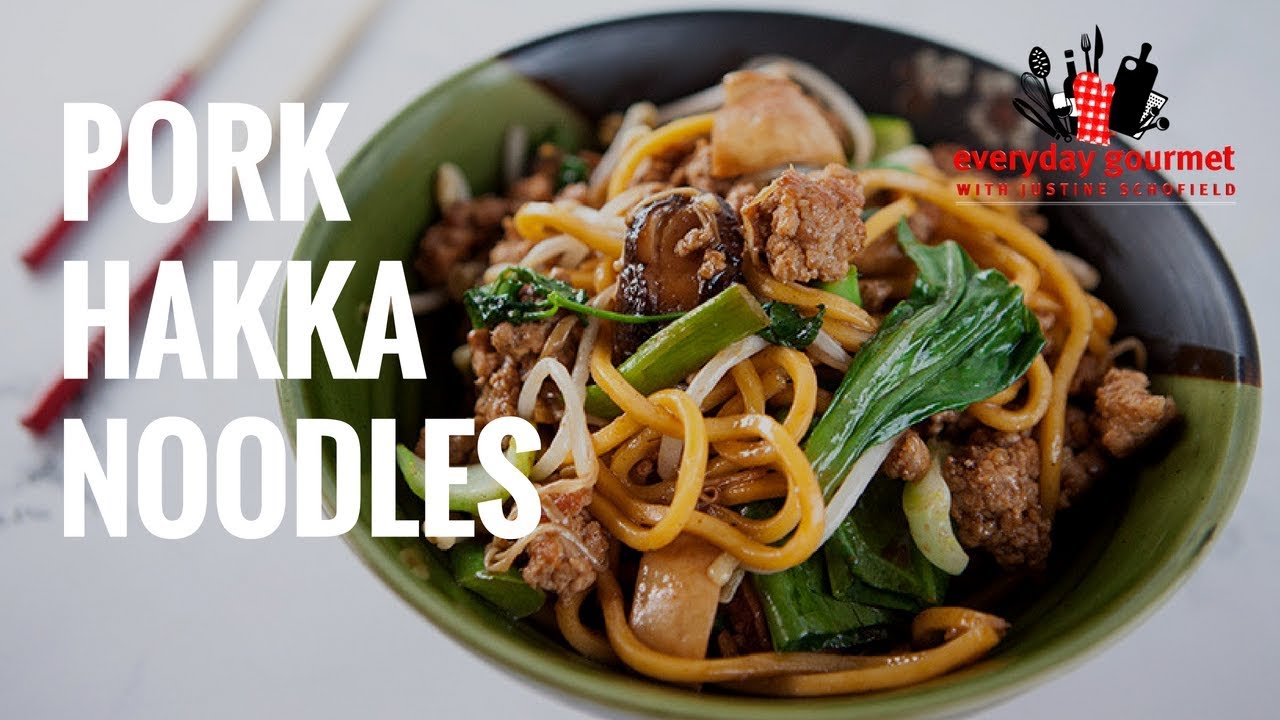 Pork Hakka Noodles | Everyday Gourmet S7 E15 (Instance 1) — Instance — Interactive video experience