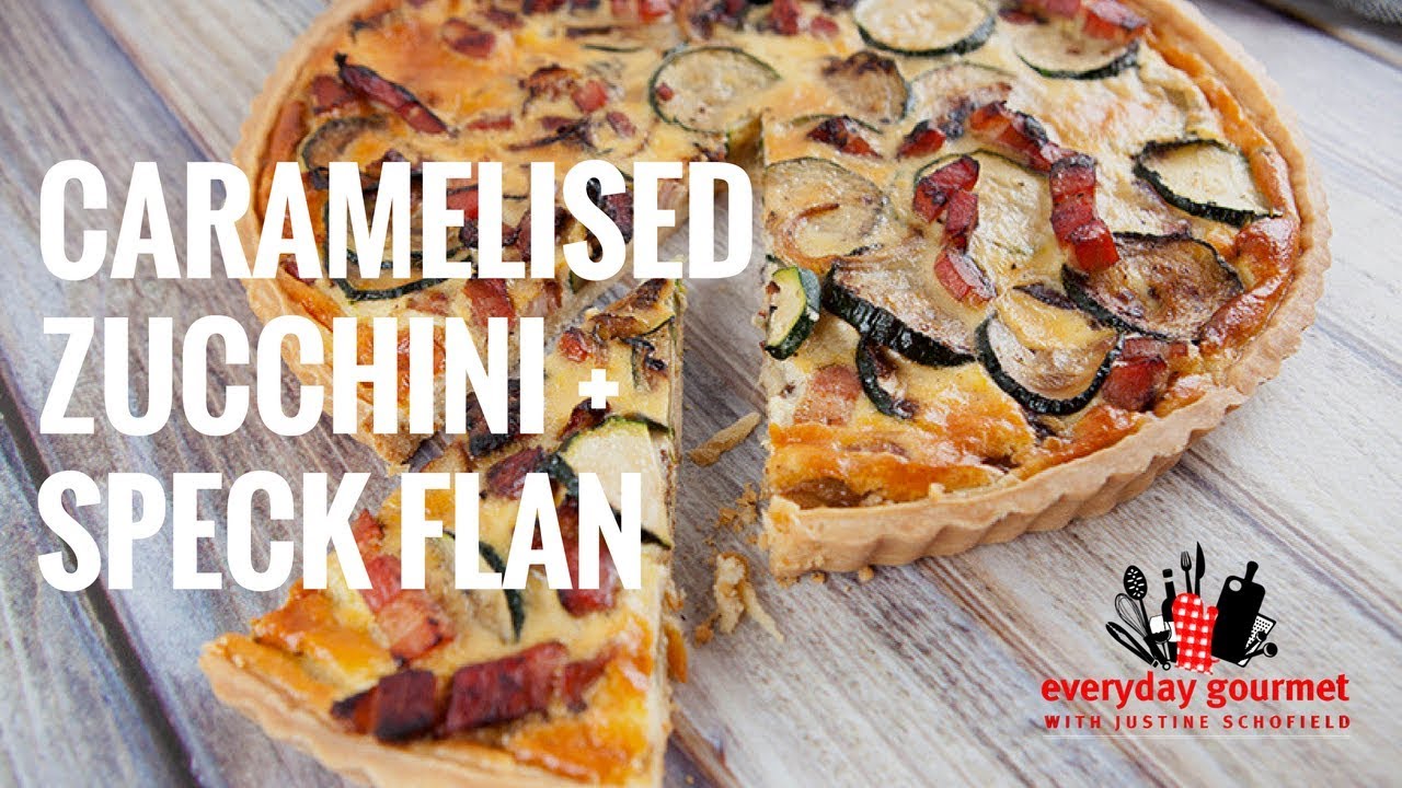 Caramelised Zucchini and Speck Flan | Everyday Gourmet S7 E13 (Instance 1) — Instance — Interactive video experience