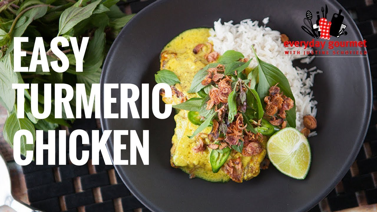 Easy Turmeric Chicken | Everyday Gourmet S7 E11 (Instance 1) — Instance — Interactive video experience