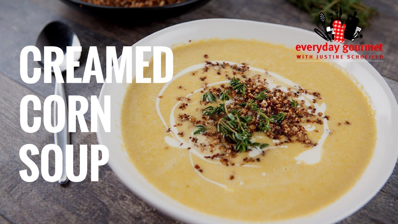 Creamed Corn Soup | Everyday Gourmet S7 E10 (Product Master 1) — Instance — Interactive video experience