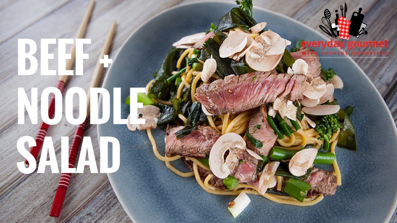 Beef and Noodle Salad | Everyday Gourmet S7 E6 (Instance 1) — Instance — Interactive video experience