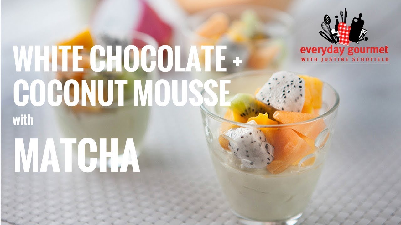 White Chocolate & Coconut Mousse with Matcha | Everyday Gourmet S7 E5 (Instance 1) — Instance — Interactive video experience