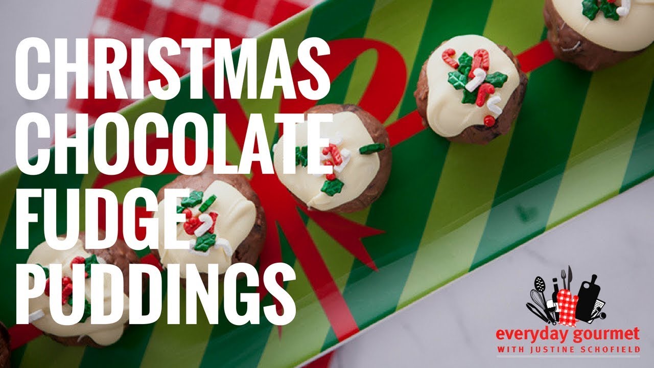 Christmas Chocolate Fudge Puddings | Everyday Gourmet S6 E90 (Instance 1) — Instance — Interactive video experience