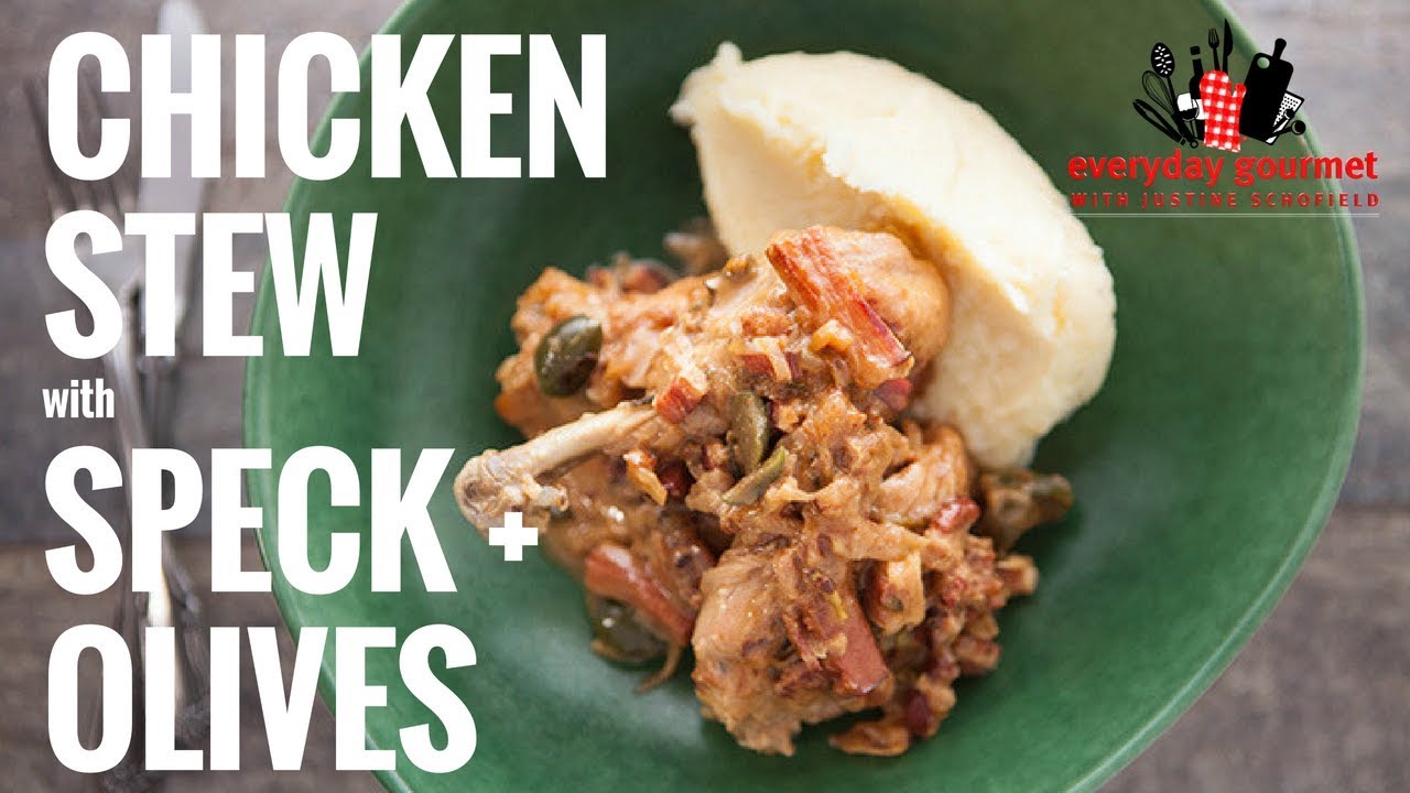 Chicken Stew with Speck and Olives | Everyday Gourmet S6 E85 (Product Master 1) — Instance — Interactive video experience