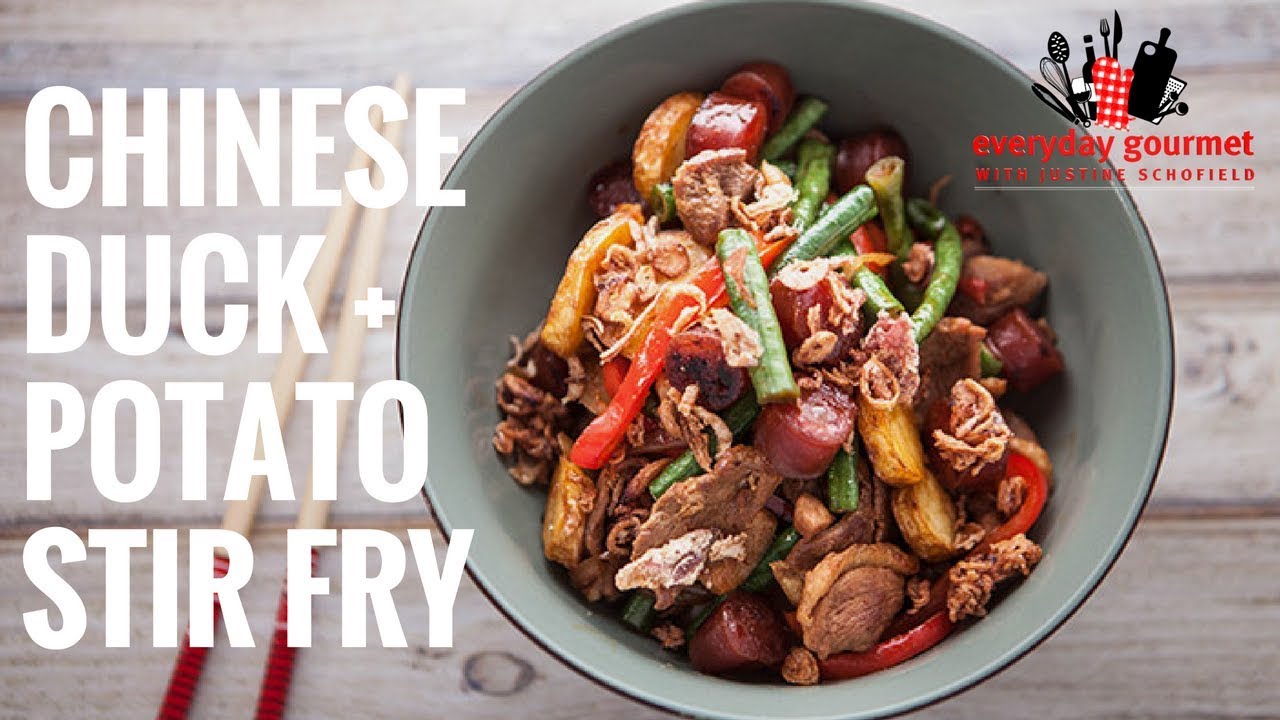 Chinese Duck and Potato Stir Fry | Everyday Gourmet S6 E75 (Instance 1) — Instance — Interactive video experience