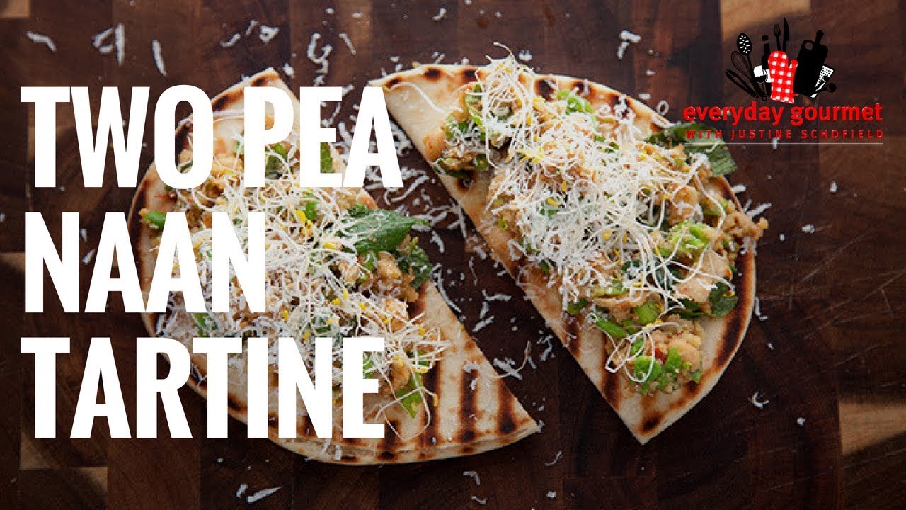 Two Pea Naan Tartine | Everyday Gourmet S6 E65 (Instance 1) — Instance — Interactive video experience