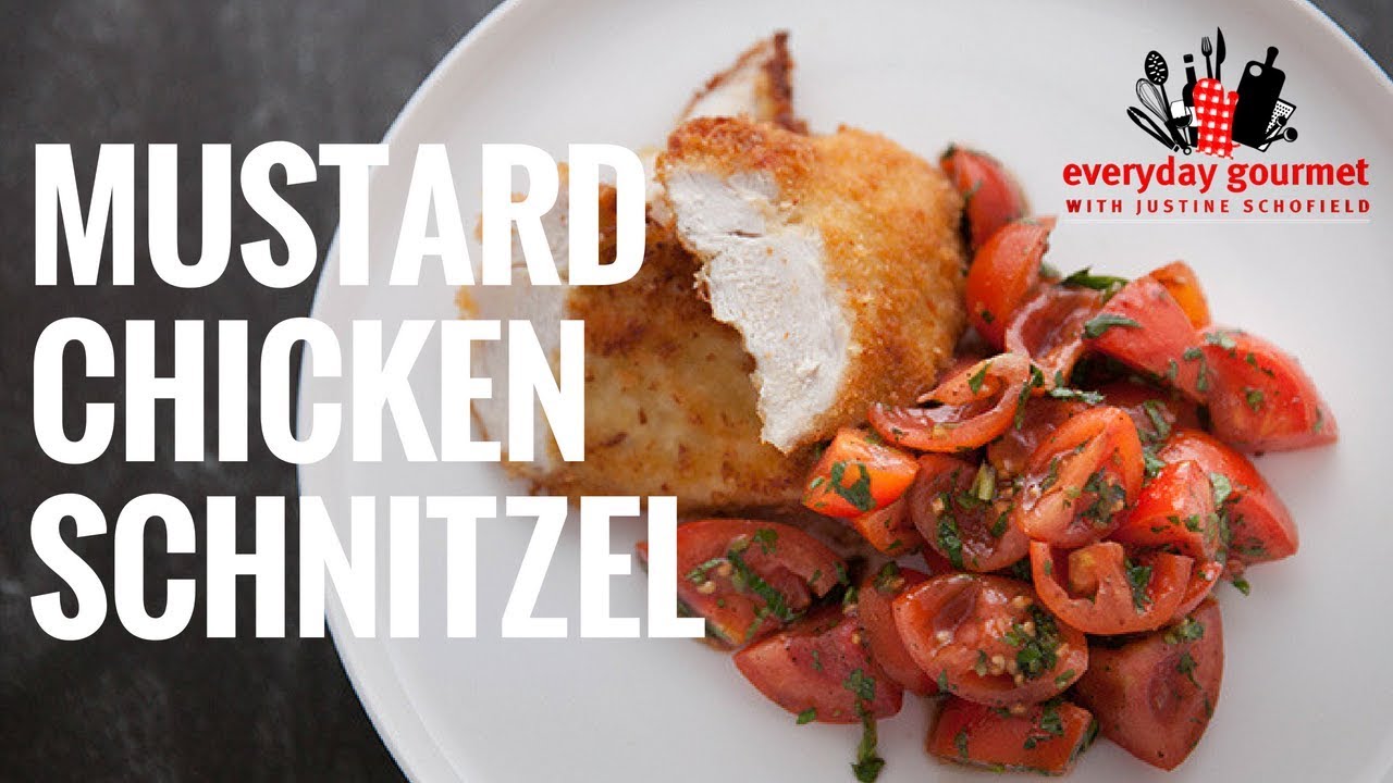 Mustard Chicken Schnitzel | Everyday Gourmet S6 E58 (Product Master 1) — Instance — Interactive video experience