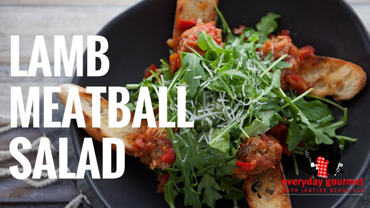 Lamb Meatball Salad | Everyday Gourmet S6 EP54 (Product Master 1) — Instance — Interactive video experience