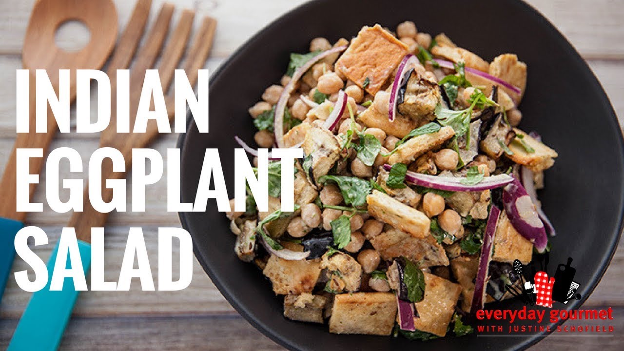 Indian Eggplant Salad | Everyday Gourmet S6 EP50 (Instance 1) — Instance — Interactive video experience