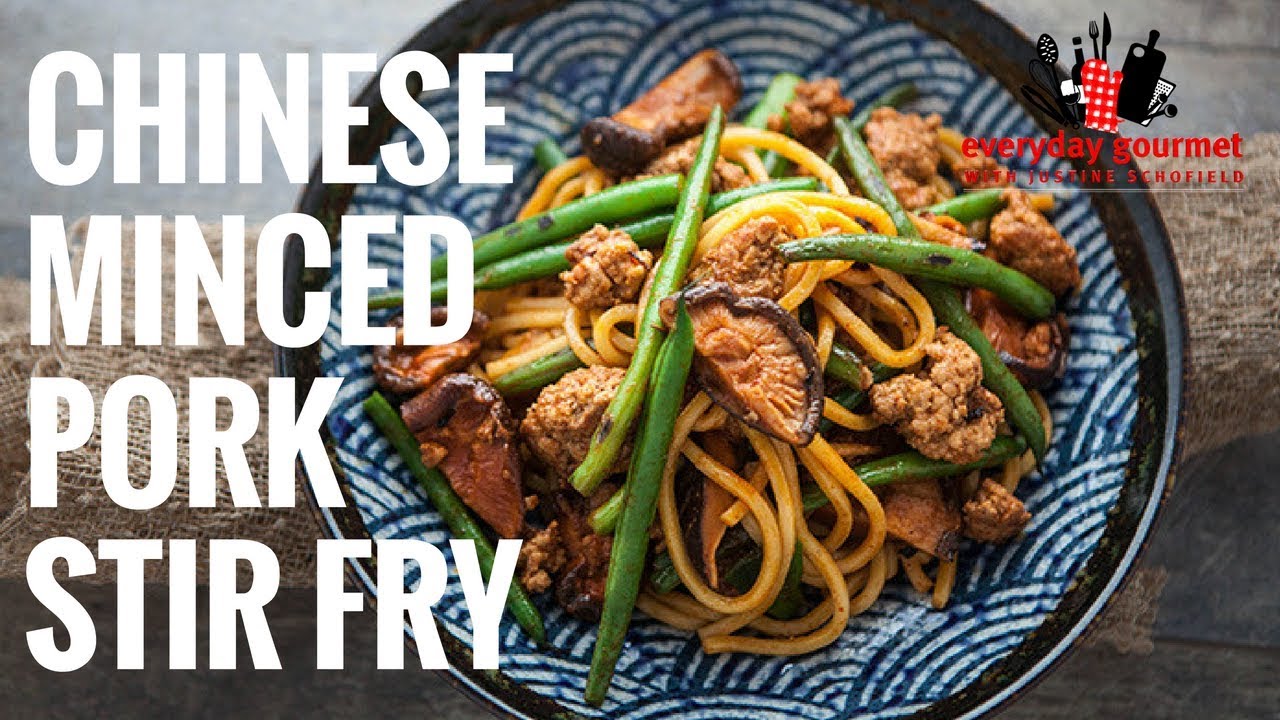 Chinese Minced Pork Stir Fry | Everyday Gourmet S6 EP45 (Product Master 1) — Instance — Interactive video experience