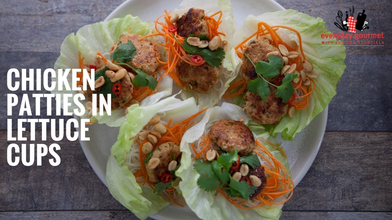 Chicken Patties in Lettuce Cups | Everyday Gourmet S6 E27 (Instance 1) — Instance — Interactive video experience