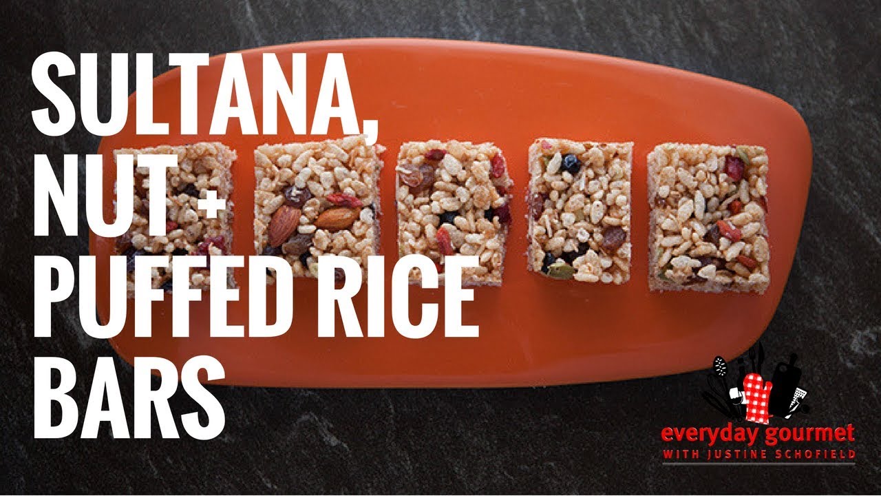 Sultana, Nut and Puffed Rice Bars | Everyday Gourmet S6 E27 (Instance 1) — Instance — Interactive video experience