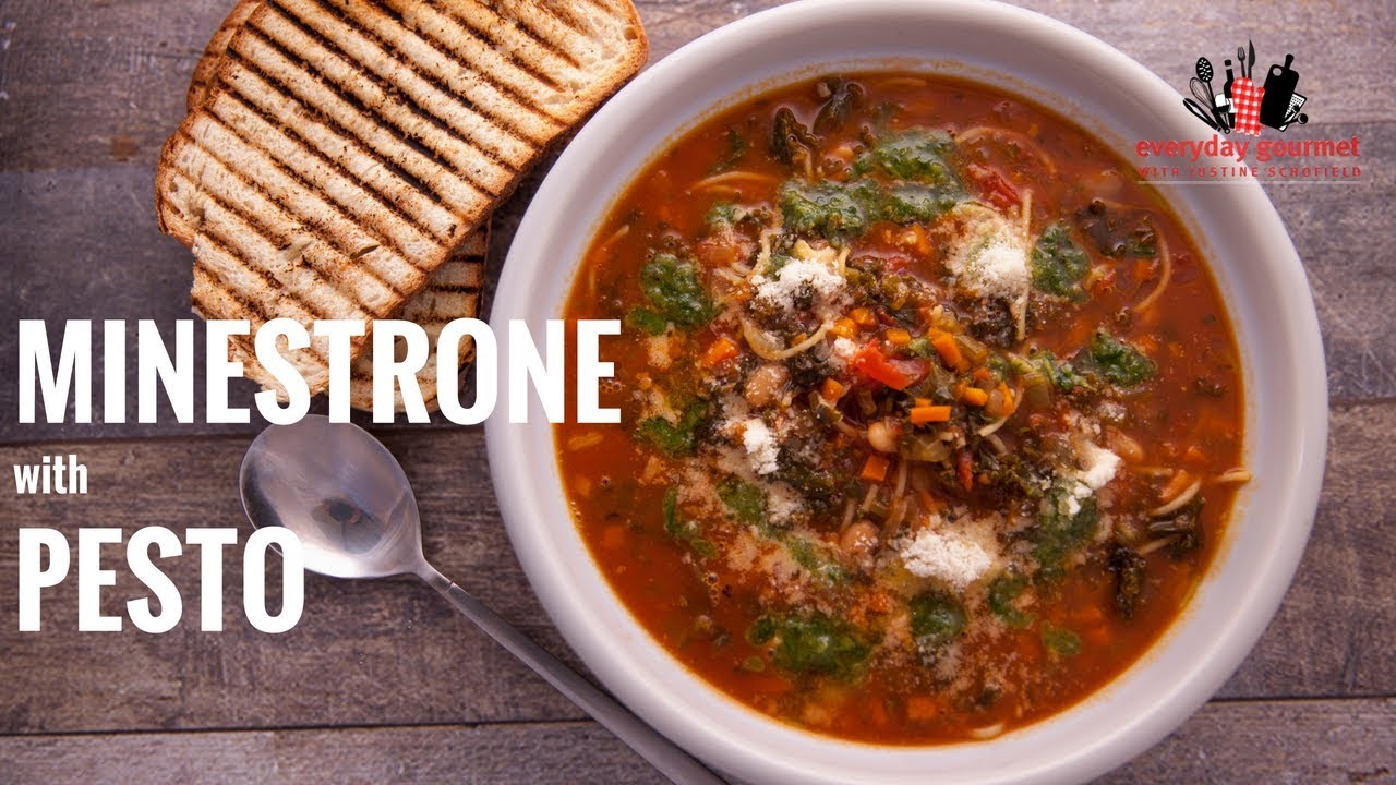 Minestrone with Pesto | Everyday Gourmet S6 E21 (Instance 1) — Instance — Interactive video experience