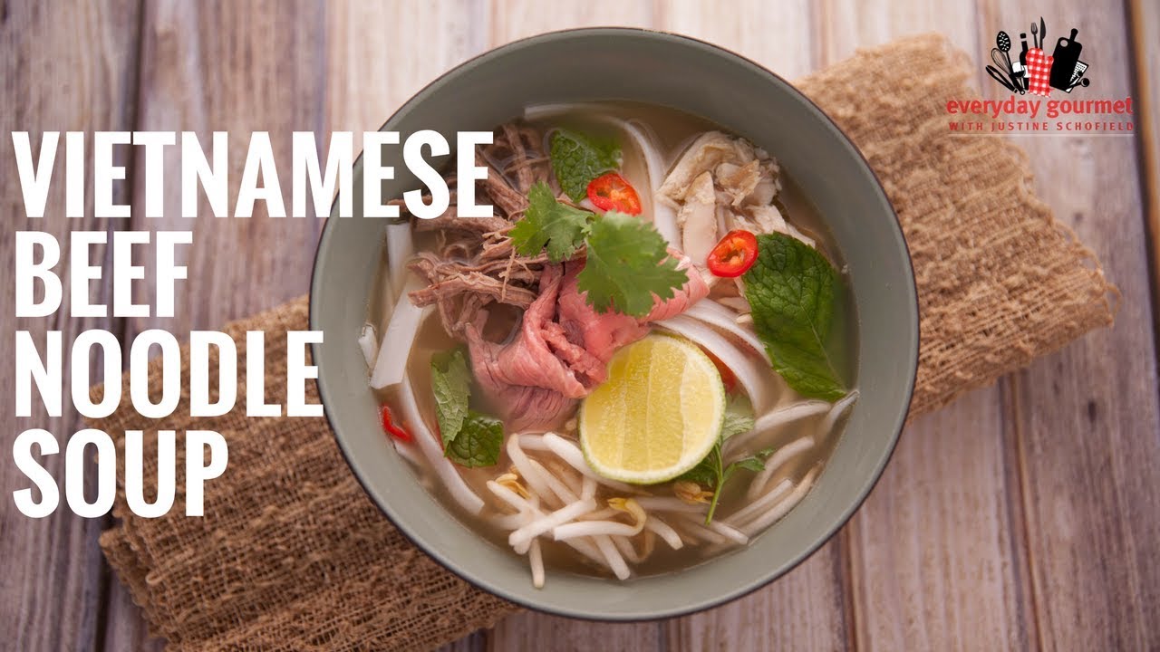 Vietnamese Beef Noodle Soup | Everyday Gourmet S6 E17 (Instance 1) — Instance — Interactive video experience