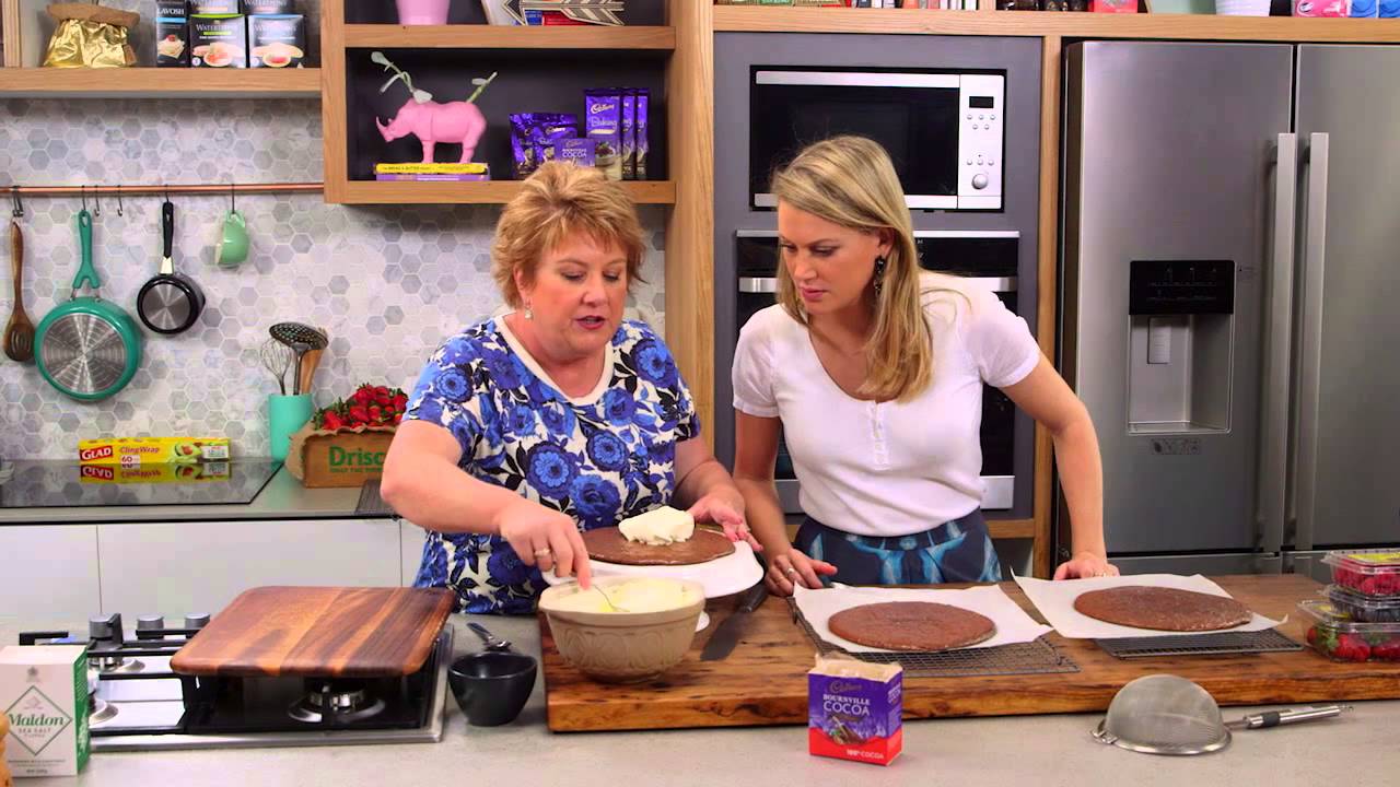 Chocolate Macaron Cake | Everyday Gourmet S5 E85 (Instance 1) — Instance — Interactive video experience
