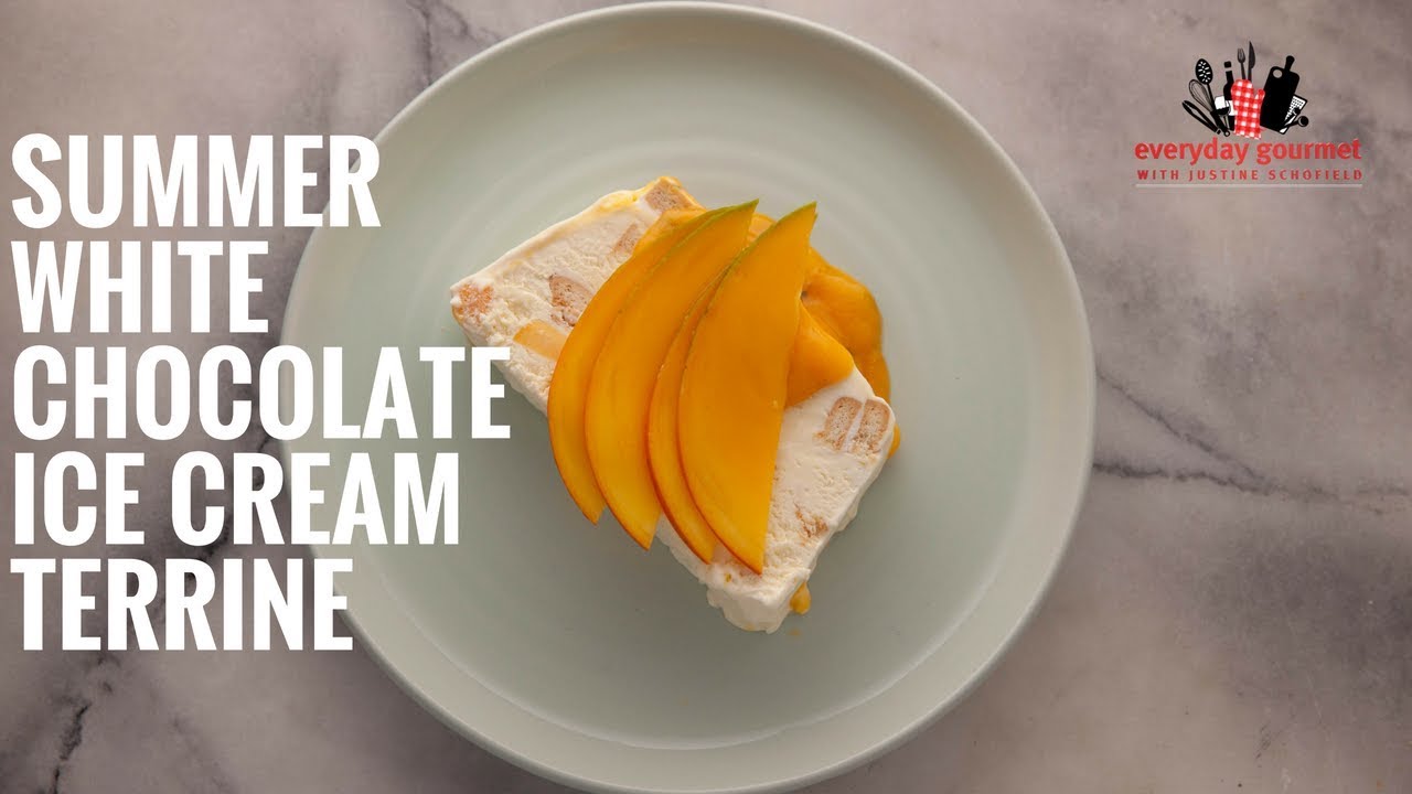 Summer White Chocolate Ice Cream Terrine | Everyday Gourmet S6 E15 (Instance 1) — Instance — Interactive video experience