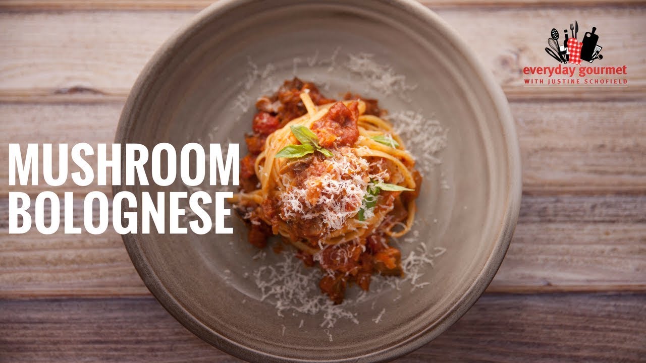 Mushroom Bolognese | Everyday Gourmet S6 E15 (Product Master 1) — Instance — Interactive video experience