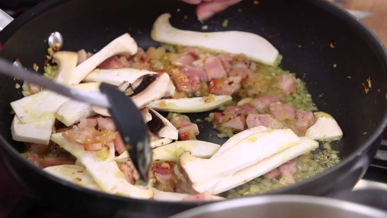 Wholemeal Penne with Mushrooms, Speck and Basil | Everyday Gourmet S5 E33 (Instance 1) — Instance — Interactive video experience