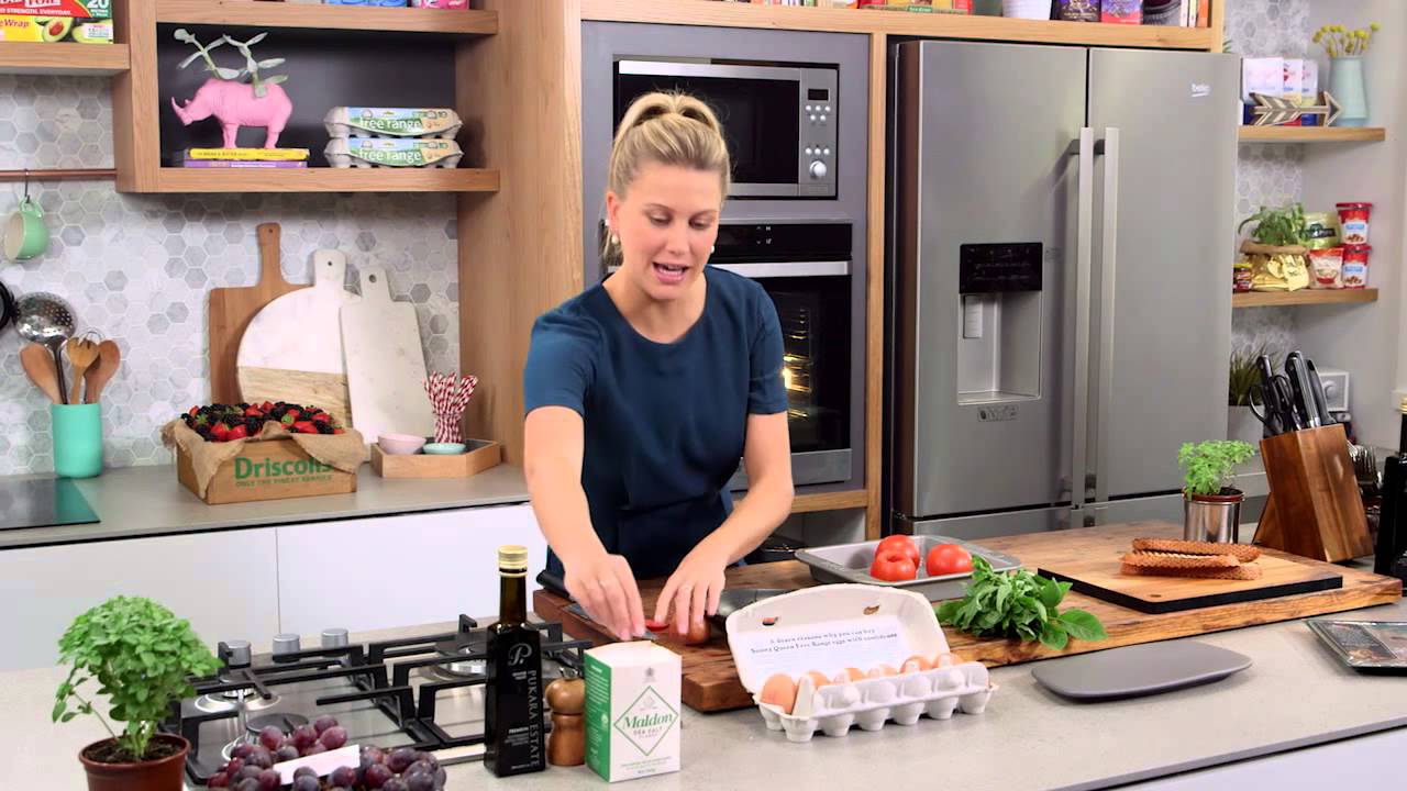 Eggs Baked in Tomatoes | Everyday Gourmet S5 E15 (Instance 1) — Instance — Interactive video experience